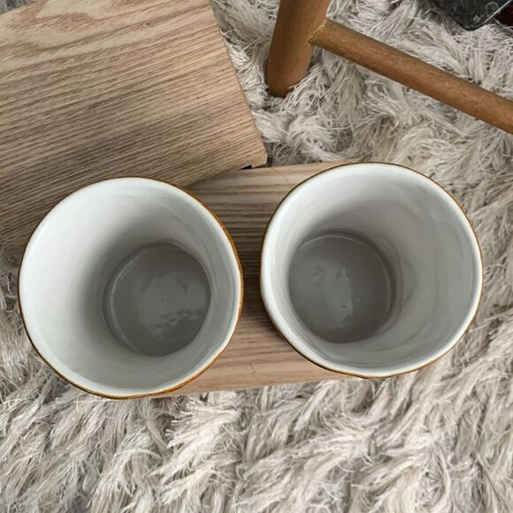 Vintage Daga Hawaii Maui Lu Luau Kihei Maui Tiki Tumbler Cup Set Of Two - Picture 12 of 17